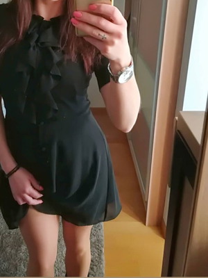 Φόρεμα Zara μεταχειρισμένο, μαύρο mini με βολάν, μέγεθος XS