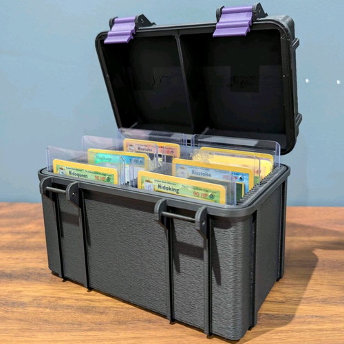 Card box for Pokémon, Magic: The Gathering and sports cards new, 50 cards