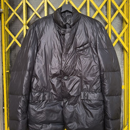 Giuliano Fujiwara blazer-cut puffer jacket like new, size M, black
