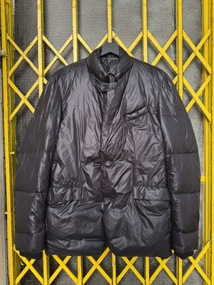 Giuliano Fujiwara blazer-cut puffer jacket like new, size M, black