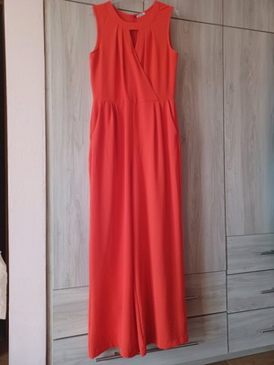 Gianni Rodini one-piece elegant jumpsuit new, red orange