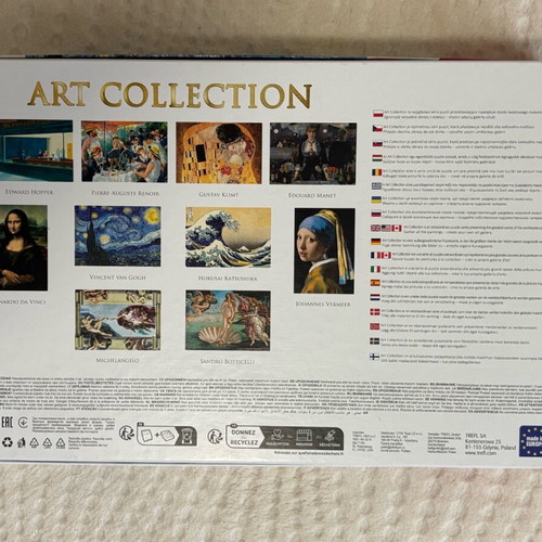 Puzzle 1000 pieces like new with beautiful design