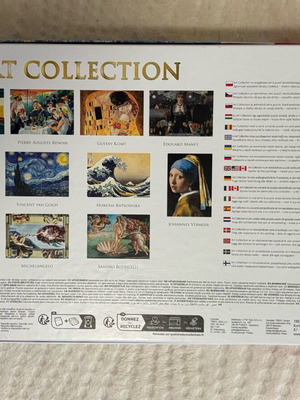 Puzzle 1000 pieces like new with beautiful design
