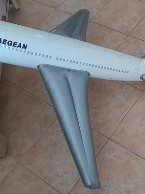 Aegean Inflatable Airplane New Collectible