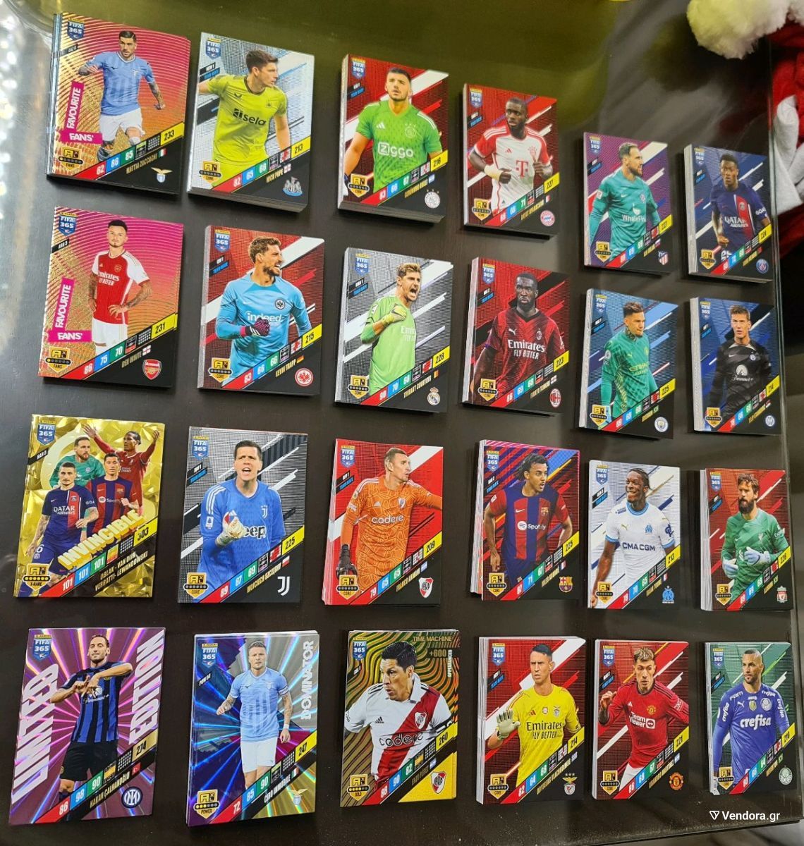 PANINI FIFA 365 2024 Adrenalyn XL binder + all 459 cards + 5 LIMITED 