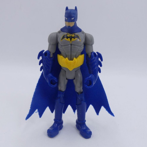Batman Gotham City Showdown action figure used with 2 red weapons