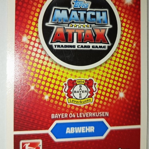 Tin Jedvaj Bayer Leverkusen collectible card #223
