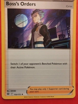 Boss's Orders Pokemon Brilliant Stars Holo new