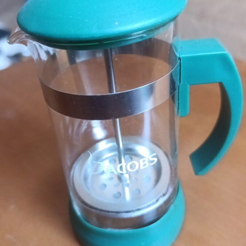 Jacobs French coffee maker like new, glass cup