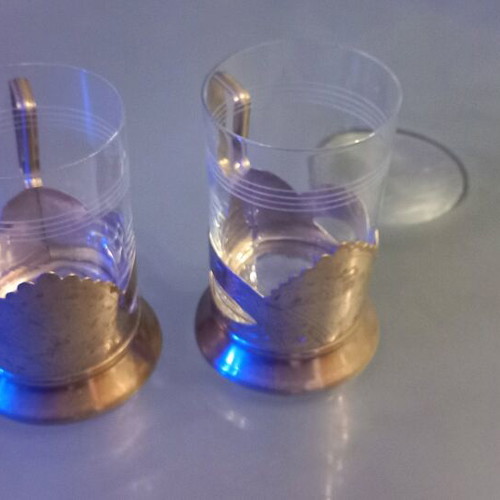 Antique glasses from Russia like new, set of 2