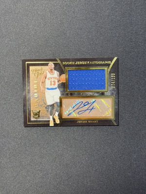 2015-16 Panini Black Gold Jerian Grant Rookie Jersey Autograph Card like new