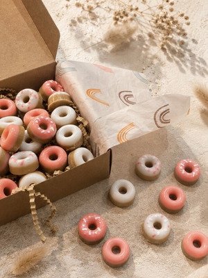 Wax Melts Donuts like new with Salty Caramel scent, 100gr