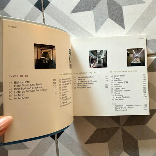 Amsterdam: Architecture & Design book like new, English