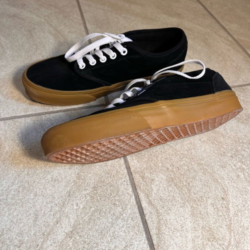 Vans Era black with brown sole like new athletic shoes size 39