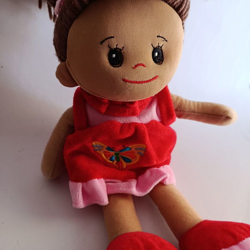 Cloth dolls like new, set of 3, 40, 38 and 32 cm