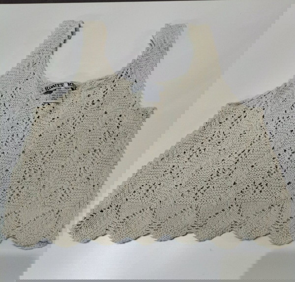 Πλεκτό Crop τοπ XS
