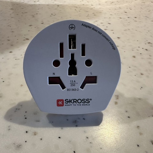 Skross Universal Travel Plug Adapter for Schuko 16A 100-250V