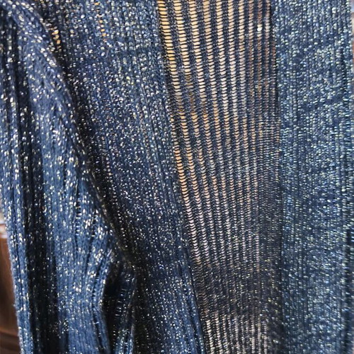 Long cardigan used with gold thread, size M