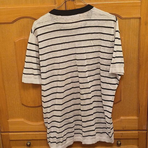 Karl Lagerfeld mako black and white t-shirt like new, size M