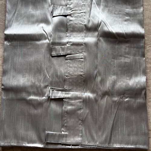 Curtain set 2 silver new 1.40x2.00 m