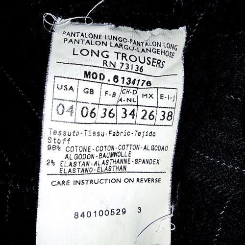 Penny Black gray pinstripe low rise trousers XS used
