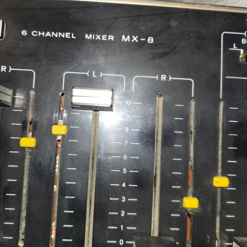 Sony MX-8 Vintage 6 Channel Mixer used analog mixer 1970s