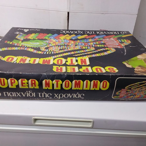 Super Domino vintage board game El Greco used, large 80s edition
