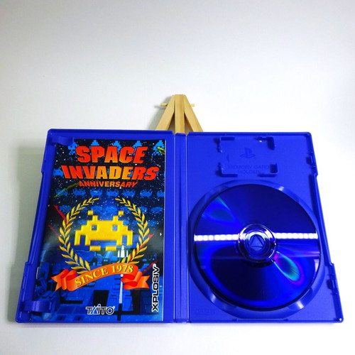 Space Invaders Anniversary Sony PlayStation 2 PS2 used, complete and functional