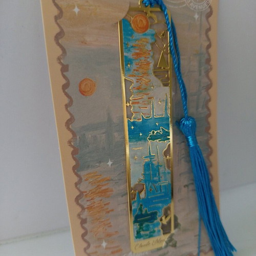 Claude Monet Sunrise Bookmark new