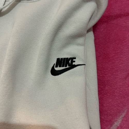 Nike hoodie unisex size M white like new