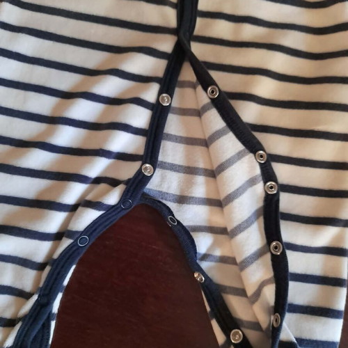 Petit Bateau fleece romper 6 months 67 cm like new