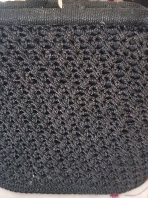 Handmade bag like new, black handbag