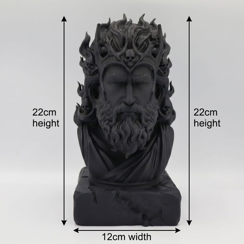 Hades decorative sculpture new, 12cm by 22cm height