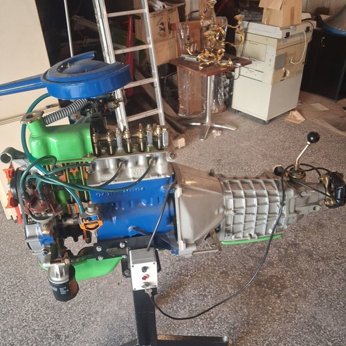 Electronic car engine simulation educational material