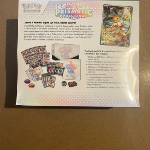 Pokemon Prismatic Elite Trainer Box mint condition