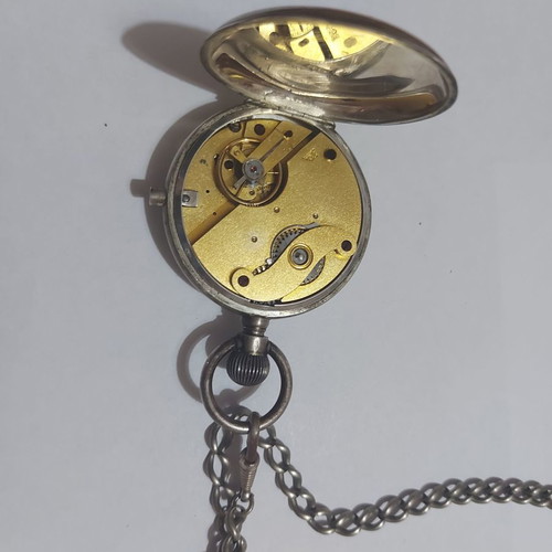 Rare Swiss chronograph pocket watch circa 1900