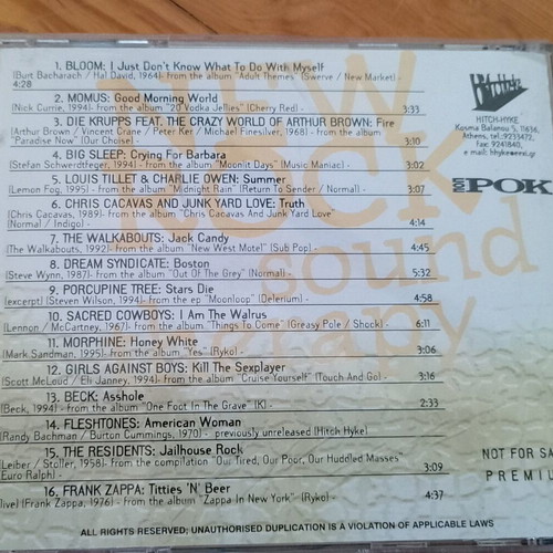 Rock Sound Therapy CD like new, compilation from Pop & Rock magazine