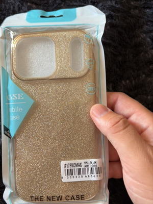 Iphone 17 Pro Max case with glitter, new