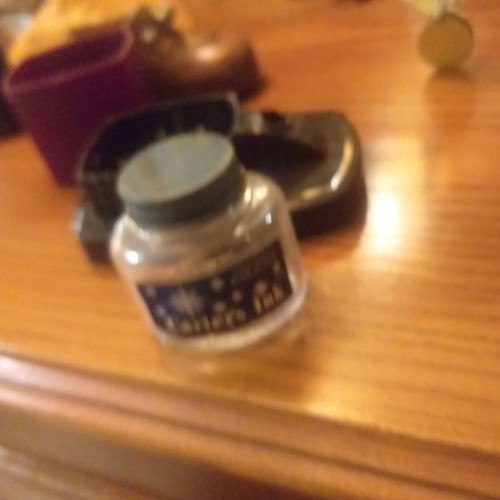 Vintage inkwell used, unique style