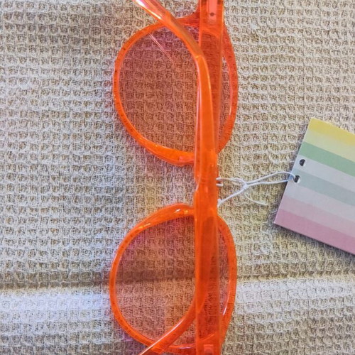 Solo-Solis sunglasses new, transparent neon orange