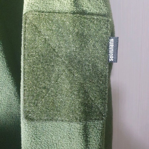 Essential Fleece jacket Survivors new, oversized olive, size L