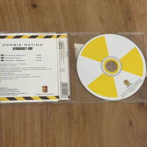 Zombie Nation Kernkraft 400 maxi CD single used