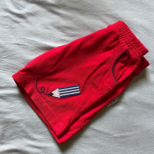 Boys' shorts size 4 years, red, like new