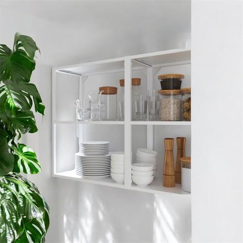 IKEA enhet white metal bathroom or kitchen shelf like new