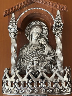Wooden religious icon used from Tinos