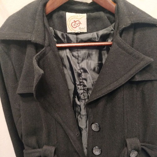 Moritz black coat like new, size M