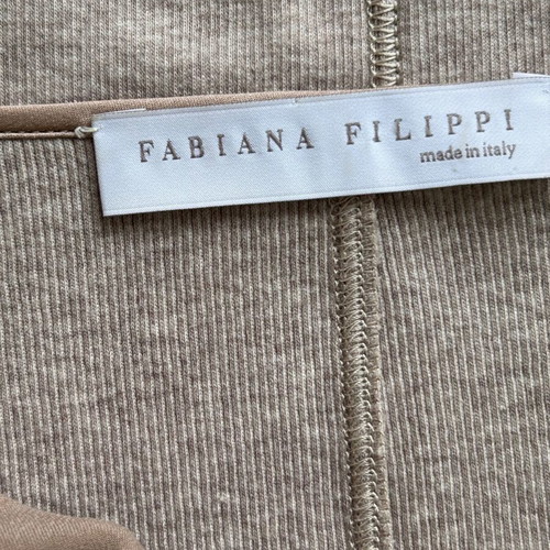 Fabiana Filippi silky dress, beige, size L