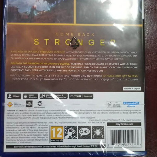 Saros PlayStation 5 game new