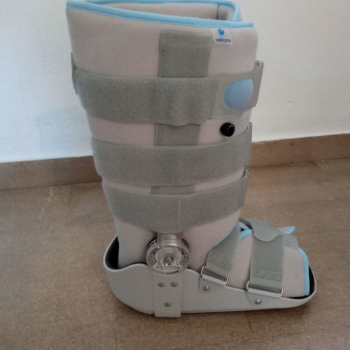 Wellcare AIR ROM 17" Orthopedic Walking Boot size L new gray