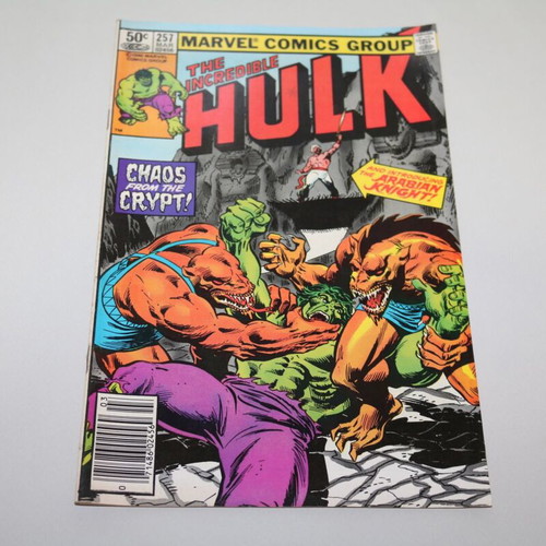 The Incredible Hulk issue 257 MAR used, Marvel comic